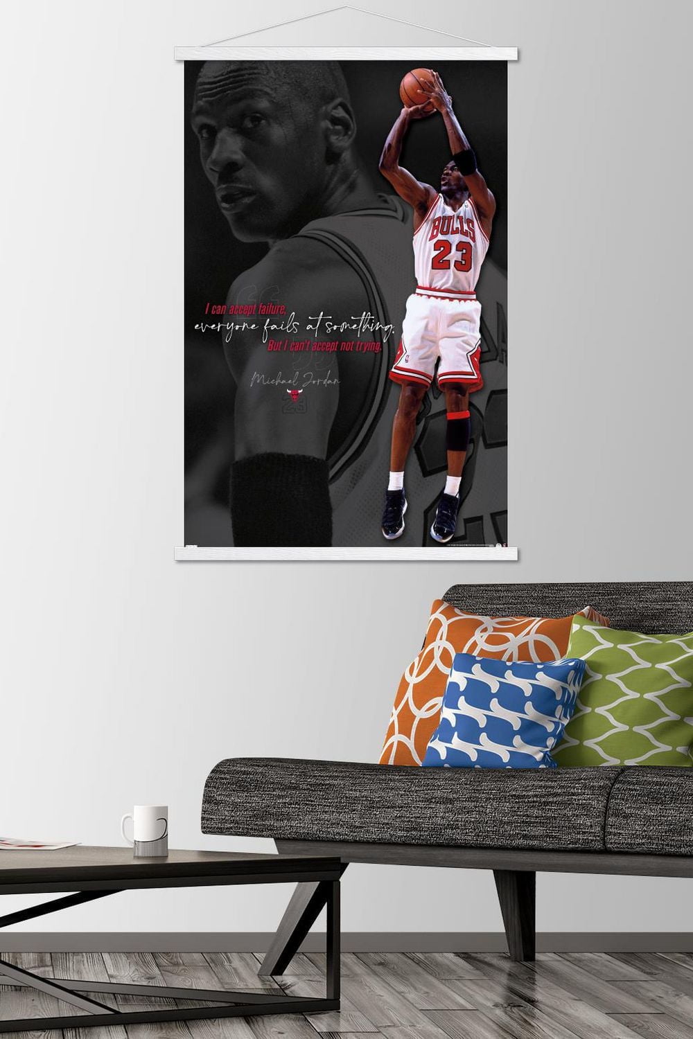 Michael Jordan - Can't Accept Not Trying Wall Poster, 22.375" x 34"