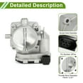 thumbnail image 6 of Unique Bargains Throttle Body for Mercedes-Benz CL500 CLK430 CLK500 E430 E500 C230 C280 Replace No.1131410125, 6 of 7