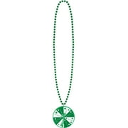 Saint Patrick's Day Spinner Game Bead Beaded Party Necklace Costume Accessory