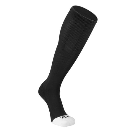 

TCK ProSport Elite Tube Knee High Long Socks Baseball Soccer Football (Black XS)