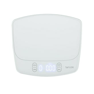 NEW DESIGN WhiteTempered Glass Food Scale Units (Kg,g,FI'OZ