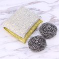 thumbnail image 4 of Dosaele Steel Scouring Pads - Non-Scratch Sponge, 4 of 5