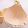 thumbnail image 5 of Women's Maternity Nursing Bra Wirefree Seamless Breastfeeding Bra with One Hand Clip Full Coverage Pregnancy Bralette Apricot L, 5 of 7