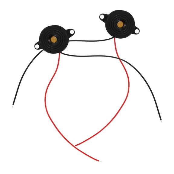 Hemoton 2pcs Electric Active Piezoelectric Buzzer Alarm -24v Electronic Piezoelectric Active Buzzer High Decibel Speaker Alarm Outdoor Warning Buzzer for Car Electronic Device