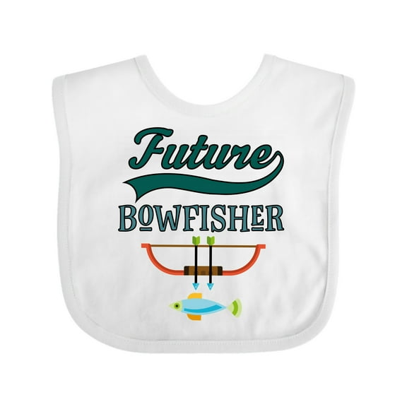 Inktastic Future Bow Fisher Hunting Fishing Boys Baby Bib