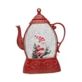 thumbnail image 3 of Luz de tetera de agua navideña, decoración navideña, regalo de cumpleaños, adorno de mesa para Rojo, 3 of 9