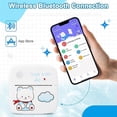 thumbnail image 3 of Mini Pocket Printer Portable Thermal Printer Inkless Pocket Printer Small Photo Printer for Study Notes, Memo, Receipt, 3 of 5