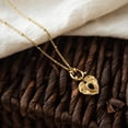 thumbnail image 3 of YIEMEEN Sophisticated Heart Pendant Necklace Stylish Neckchain Jewelry for Modern Women, 3 of 8