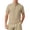 Mens Shirts Beige, variant on Men's Linen Shirt Henley Standing Collar Short Sleeve Breathable Lightweight Casual Tops Father's Gift,M-5XL