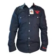 thumbnail image 2 of Camisa Manga Larga Estilo Wrangler Bordada Lisa Para Hombre, 2 of 4