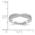 thumbnail image 7 of 14K White Gold Ring Band Engagement Diamond Round Wedding , Size 6, 7 of 7