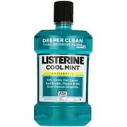 Listerine Antiseptic Mouthwash, Cool Mint 1500 mL (Pack of 6)