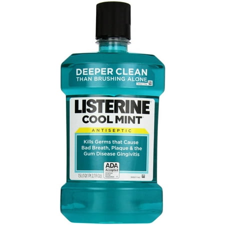 Listerine Antiseptic Mouthwash, Cool Mint 1500 mL (Pack of 3)