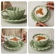 thumbnail image 3 of 1 juego de taza y platillo de cerámica, taza de café de cerámica, taza de café de cerámica con asa, tazas de café, taza de agua, taza de agua decorativa para fiestas, 3 of 7