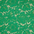 thumbnail image 2 of Zelouf Everly Corded Floral Lace Bonded  , Sewing, DIY, Crafts Fabric by the Yard, Modern Emerald, 7 Yard, 2 of 2
