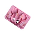 thumbnail image 3 of Service Plate 1 Set of Baby Silicone Tableware Dish Plate Baby Dinner Plate Fork Spoon Set, 3 of 6