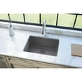 thumbnail image 2 of Elkay ELGU2522GS0 Quartz Classic 24-5/8" x 18-1/2" x 9-1/2", Single Bowl Undermount Sink, Greystone, 2 of 2