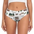 thumbnail image 1 of Balery Camping Caravan 2 Ropa Interior de Algodón para Mujer con Dibujo – Braguitas Cómodas y Elásticas, Estilo Clásico-3X-Large, 1 of 6