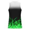 thumbnail image 4 of Penkiiy 3D Print Tank Tops for Men Sleeveless Summer T-Shirt Stylish Flame Graphic Workout Tee Athletic Tanks Shirts 2XL Green, 4 of 4