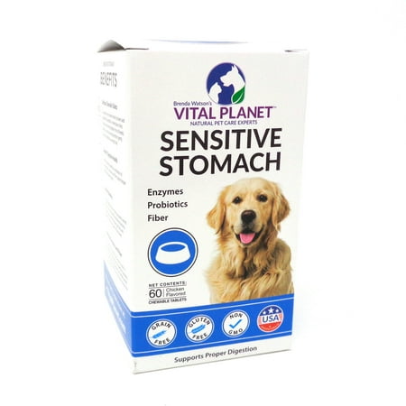 UPC: 0850964006026 | Sensitive Stomach by Vital Planet – 60 Tablets