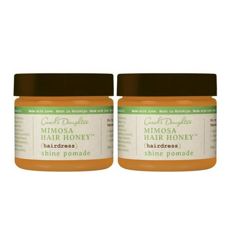 Carol's Daughter Mimosa Hair Honey Hairdress Shine Pomade, 2 oz, Travel 2 Pack