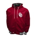 thumbnail image 2 of Men's Franchise Club Crimson Oklahoma Sooners Grind Full-Zip Hoodie Jacket, 2 of 3