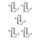 thumbnail image 2 of Inteprter 2pcs Over Door Hooks Multifunctional Cabinet Z-shaped Household Hanger Kitchen Rack Clasp Clothes Hangers Punch-Free Type3 NO3, 2 of 6
