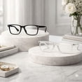 thumbnail image 5 of 2 Pack Reading Glasses for Men Women, Square Computer Eyewear for Screen Work Gaming, 5 of 6