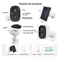 thumbnail image 5 of Cámara De Seguridad Wifi Solar,no Requiere Hub C/panel Solar Blanco, 5 of 5