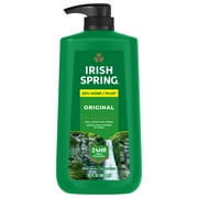 (4 pack) Irish Spring Mens Body Wash, Body Wash for Men, All Skin Types, Original Scent, 30 fl oz Bottle