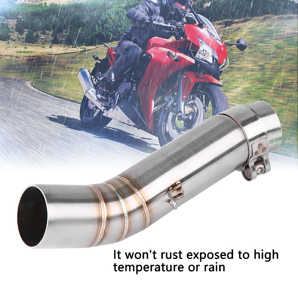 Motorcycle Exhaust Middle Pipe Link Connect for CBR500R CB500X CBR400R CB400X Exhaust Pipe 