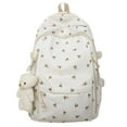 thumbnail image 1 of Lightweight Floral Backpack For Girls - Travel Daypack Cute Flower Rucksack with Large Capacity and Design, 1 of 3