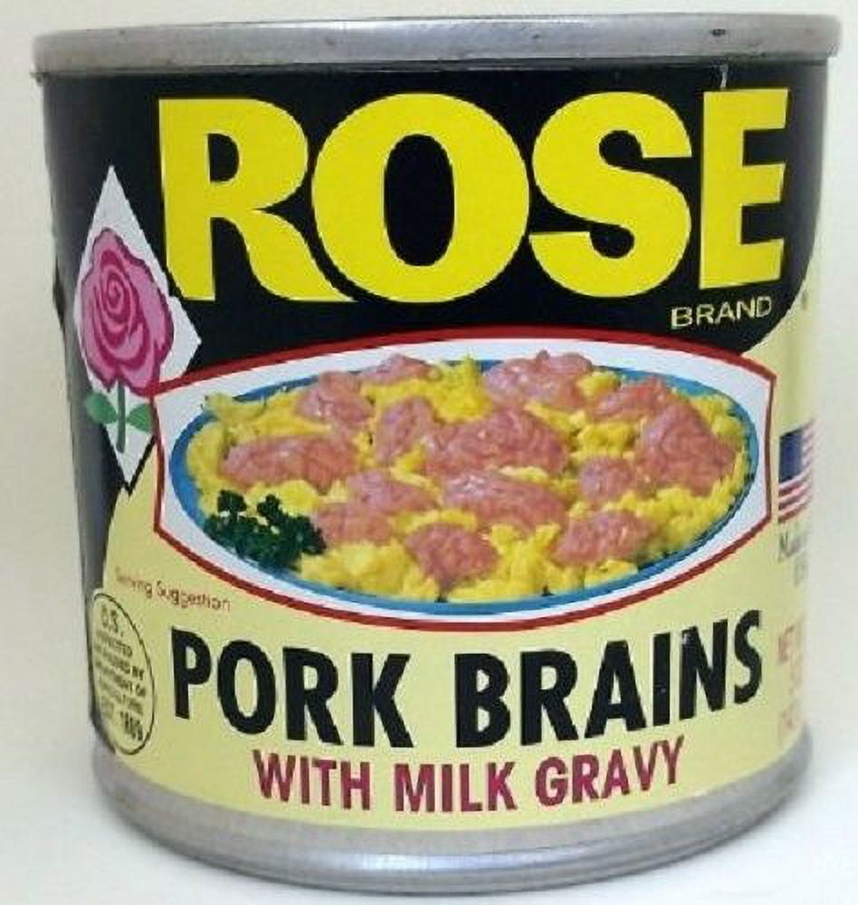 Rose Pork Brains in Milk Gravy