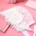 thumbnail image 4 of BRIGHTFUFU Adorable gorro de encaje para bebé, hermoso gorro de princesa para bebé de 0 a 2 años (blanco), talla única, 4 of 7