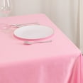 thumbnail image 5 of BalsaCircle 54"x 54" Pink Square Lamour Satin Tablecloth Table Covers Reception Catering Dining Table Linens, 5 of 6