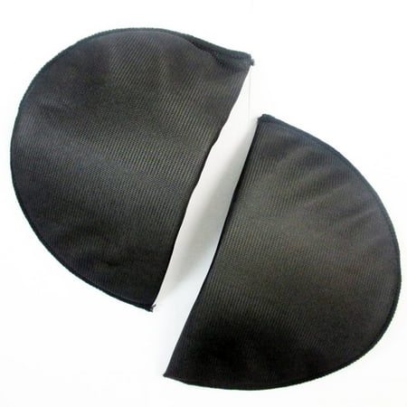 2 Pc Shoulder Pad Black Foam Non Slip Bra Strap Cushion Pain Relief Comfort (Best Shoulder Pads For Tight End)