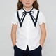 thumbnail image 1 of Blusa y camisa de manga corta con cuello vuelto para niña, camiseta de uniforme escolar de verano de manga corta para niña, camiseta de poliéster para niña, 1 of 6