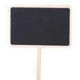 thumbnail image 4 of 10 Uds. Mini pizarra de madera etiqueta de planta tablero de mensajes de barra redonda larga para jardín boda Unbranded 3112190176311, 4 of 7