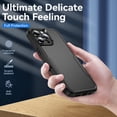 thumbnail image 4 of Allytechgroup Rugged Case for Apple iPhone 16 Pro Max, Hybrid TPU PC Back Cover Drop Proof Anti-Scratch Bumper Camera Lens Protective Phone Case Cover for Apple iPhone 16 Pro Max, Black, 4 of 6