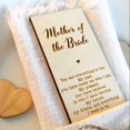 thumbnail image 1 of Tarjeta de asiento Rectangular de madera para celebración de aniversario, tarjeta de asiento VIP para dama de honor, Retro, boda, novia, madre, 1 of 3