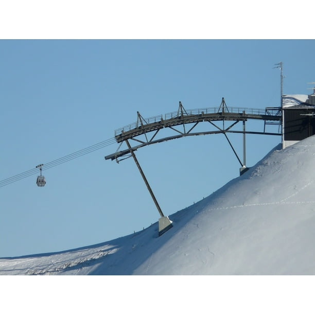 Lift Ski Lift Cable Car Gondola Skiing Winter20 Inch By 30 Inch