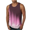 thumbnail image 2 of HAOTAGS Tank Top Men, Summer Outerwear Breathable Sleeveless Causal Tops Purple 2XL, 2 of 5