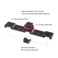 thumbnail image 3 of PULUZ Three-head Cold Shoe Bracket Mount(Black), 3 of 6