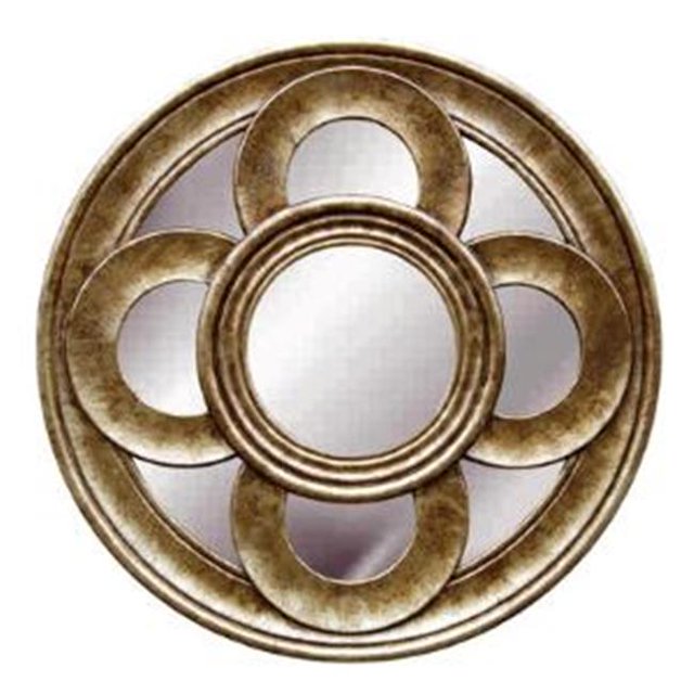 Hickory Manor HM9725ET Circles Mirror - Et Gold