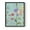 Black, variant on Wildflower Flutter III Framed Print - Solid Wood in Single Picture Frame Solid Wood 2 Framed Print
