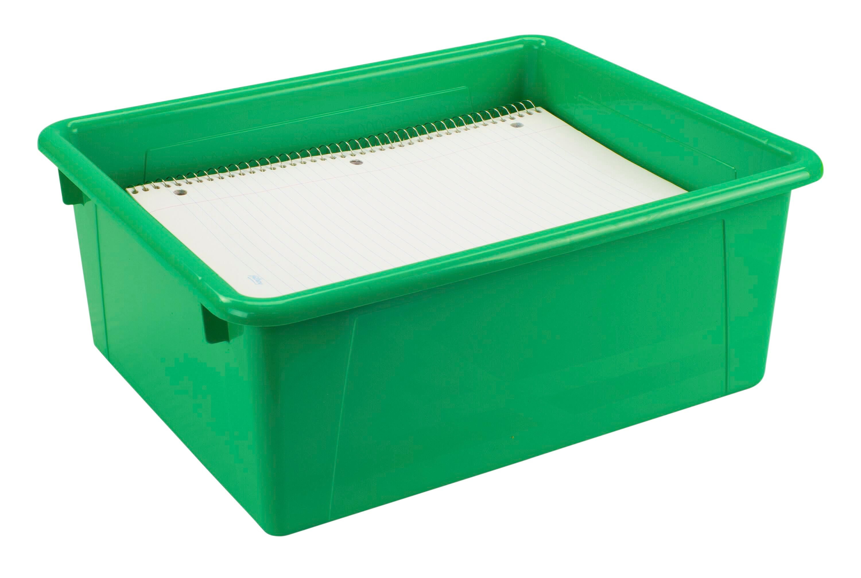 School Smart Storage Tray, Letter Size, 10-3/4 x 13-3/8 x 5-1/4