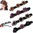 thumbnail image 1 of Pinza para el pelo Positivte3c, pinza para el pelo trenzada Positivte, pinzas para el pelo trenzadas con piedras de cristal brillantes, pinza para el pelo trenzada, pinzas para el pelo con diamantes d, 1 of 6