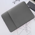 thumbnail image 2 of Home Computer Notebook Liner Bag Upgrade Suede 11/13/14/15/15.6 Inch Waterproof Polyester Fiber Vertical Protective Cover Bag With Pocket, 2 of 3
