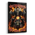 thumbnail image 2 of Epic Art 'Skeleton Rider With Text' by Flyland Designs, Acrylic Glass Wall Art, 24"x36", 2 of 8