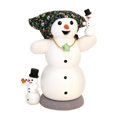 thumbnail image 2 of Incense Smoker Snowwoman with kids, 2 of 4